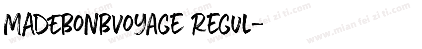 MADEBonBVoyage Regul字体转换